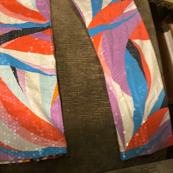 Colorful Abstract Boot Cut Pants - Picture 8 of 8